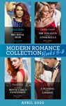 Modern Romance April 2020 Books 5-8: Kidnapped for His Royal Heir (Passion in Paradise) / The Italian's Pregnant Cinderella / My Shocking Monte Carlo Confession / A Scandal Made in London - Maya Blake ; Caitlin Crews ; Heidi Rice ; Lucy King - 9780008907211