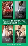 Modern Romance September 2022 Books 1-4: The King's Christmas Heir (The Stefanos Legacy) / Pregnant Innocent Behind the Veil / Claimed by Her Greek Boss / The Marriage That Made Her Queen - Lynne Graham ; Michelle Smart ; Kim Lawrence ; Kali Anthony - 9780008930219