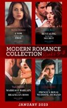 Modern Romance January 2023 Books 5-8: Revealing Her Best Kept Secret / A Vow to Set the Virgin Free / Marriage Bargain with Her Brazilian Boss / The Prince's Royal Wedding Demand - Heidi Rice ; Millie Adams ; Tara Pammi ; Lorraine Hall - 9780008931094