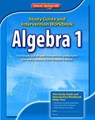Algebra 1 Study Guide and Intervention Workbook - McGraw-Hill Education - 9780078908354