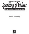 Speaking of Values 1 Teacher's Pack - SCHOENBERG,  Irene - 9780131844759