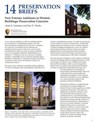 New Exterior Additions to Historic Buildings: Preservation Concerns: Preservation Concerns - Anne E. Grimmer - 9780160858697
