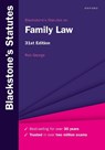 Blackstone's Statutes on Family Law - Rob (Professor of Law and Policy George - 9780192858610