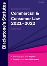 Blackstone's Statutes on Commercial & Consumer Law 2021-2022 - Francis (Senior Research Fellow Rose - 9780192898456