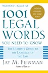 1001 Legal Words You Need to Know - Jay M. (Distinguished Professor of Law Feinman - 9780195181333
