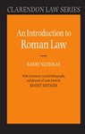 An Introduction to Roman Law - Barry ( Nicholas ; Ernest ( Metzger - 9780198760634