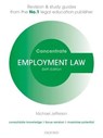 Employment Law Concentrate - JEFFERSON,  Michael (Senior Lecturer, University of Sheffield) - 9780198815167