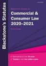 Blackstone's Statutes on Commercial & Consumer Law 2020-2021 - ROSE,  Francis (Senior Research Fellow, Commercial Law Centre, Harris Manchester College, University of Oxford) - 9780198860976