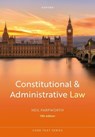 Constitutional and Administrative Law - Neil Parpworth - 9780198929048