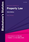 Blackstone's Statutes on Property Law - Meryl (Institute of Law Thomas - 9780198932611