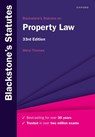 Blackstone's Statutes on Property Law - Meryl (Lecturer in Law Thomas - 9780198971344