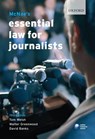 McNae's Essential Law for Journalists - WELSH,  Tom; Greenwood, Walter; Banks, David - 9780199211548