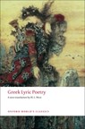 Greek Lyric Poetry -  - 9780199540396