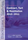 Blackstone's Statues on Contract, Tort and Restitution 2010-2011 - Francis Rose - 9780199582280