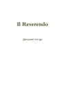 Il Reverendo - Giovanni Verga - 9780244608521