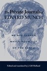 The Private Journals of Edvard Munch - Edvard Munch - 9780299198145