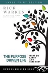 The Purpose Driven Life Large Print - Rick Warren - 9780310335504