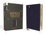NASB, The Grace and Truth Study Bible (Trustworthy and Practical Insights), Leathersoft, Navy, Red Letter, 1995 Text, Comfort Print - R. Albert Mohler Jr - 9780310447702