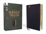 NASB, The Grace and Truth Study Bible (Trustworthy and Practical Insights), Leathersoft, Navy, Red Letter, 1995 Text, Comfort Print - R. Albert Mohler Jr - 9780310447702
