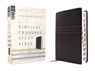 Niv, Biblical Theology Study Bible (Trace the Themes of Scripture), Leathersoft, Black, Thumb Indexed, Comfort Print: Follow God's Redemptive Plan as - D. A. Carson - 9780310467557