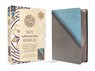 NIV Application Bible, Leathersoft, Teal/Grey, Red Letter, Comfort Print: Bringing the Ancient Message of the Bible Into Your World - Zondervan - 9780310467717