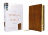 Niv, Spiritual Habits Bible, Leathersoft, Tan, Red Letter, Thumb Indexed, Comfort Print: Learn to Live a Gospel-Centered Life - Joe Carter - 9780310467892