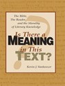 Is There a Meaning in This Text? - Kevin J. Vanhoozer - 9780310831709