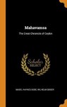 Mahavamsa - BODE,  Mabel Haynes ; Geiger, Wilhelm - 9780344885846