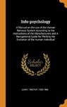 Info-Psychology - LEARY,  Timothy - 9780353273832