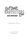 Miss Impossible - Caroline Cala - 9780358164487
