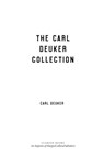 Carl Deuker Collection - Carl Deuker - 9780358628989