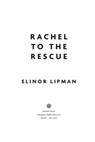 Rachel to the Rescue - Elinor Lipman - 9780358653233