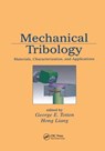 Mechanical Tribology - GEORGE E. (PORTLAND STATE UNIVERSITY,  Oregon, USA) Totten ; Hong Liang - 9780367394363