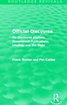 Official Discourse (Routledge Revivals) - FRANK BURTON ; PAT (UNIVERSITY OF LEICESTER,  UK) Carlen - 9780415814294