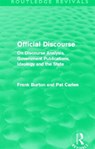 Official Discourse (Routledge Revivals) - FRANK BURTON ; PAT (UNIVERSITY OF LEICESTER,  UK) Carlen - 9780415814300
