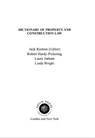 Dictionary of Property and Construction Law - J. Rostron ; Robert Hardy-Pickering ; Laura Tatham ; Linda Wright - 9780419261100