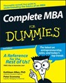 Complete MBA For Dummies - Kathleen Allen ; Peter (Leader to Leader magazine) Economy - 9780470194294