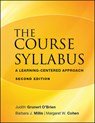 The Course Syllabus - Judith (Center for Instructional Development Grunert O'Brien ; Barbara J. Millis ; Margaret W. Cohen - 9780470197615