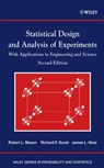 Statistical Design and Analysis of Experiments - Robert L. (Southwest Research Institute Mason ; Richard F. (Southern Methodist University Gunst ; James L. (Leggett and Platt Hess - 9780471372165