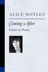 Coming After - Alice Notley - 9780472098590