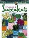 Creative Haven Stunning Succulents Coloring Book - Jessica Mazurkiewicz - 9780486832494