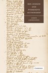 Ben Jonson and Possessive Authorship - JOSEPH (WASHINGTON UNIVERSITY,  St Louis) Loewenstein - 9780521038188