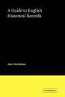 English Historical Records - Alan MacFarlane - 9780521079808