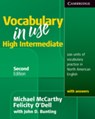 Vocabulary in Use High Intermediate Student's Book with Answers - Michael McCarthy ; Felicity O'Dell - 9780521123860