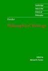Herder: Philosophical Writings - Johann Gottfried von Herder - 9780521794091
