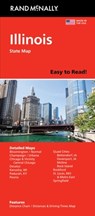 Rand Mcnally: Rand McNally Easy to Read: Illinois State Map -  - 9780528027642