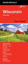 Rand McNally Easy to Read: Wisconsin State Map -  - 9780528027956