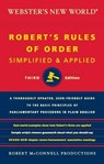 Webster's New World Robert's Rules of Order Simplified and Applied, Third Edition - Robert McConnell Productions Robert McConnell Productions - 9780544236035