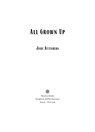 All Grown Up - Jami Attenberg - 9780544824263