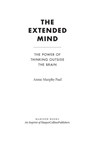 The Extended Mind - Annie Murphy Paul - 9780544947580